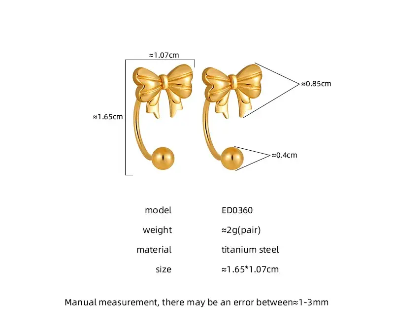 Bow Tail Earring - FY0172